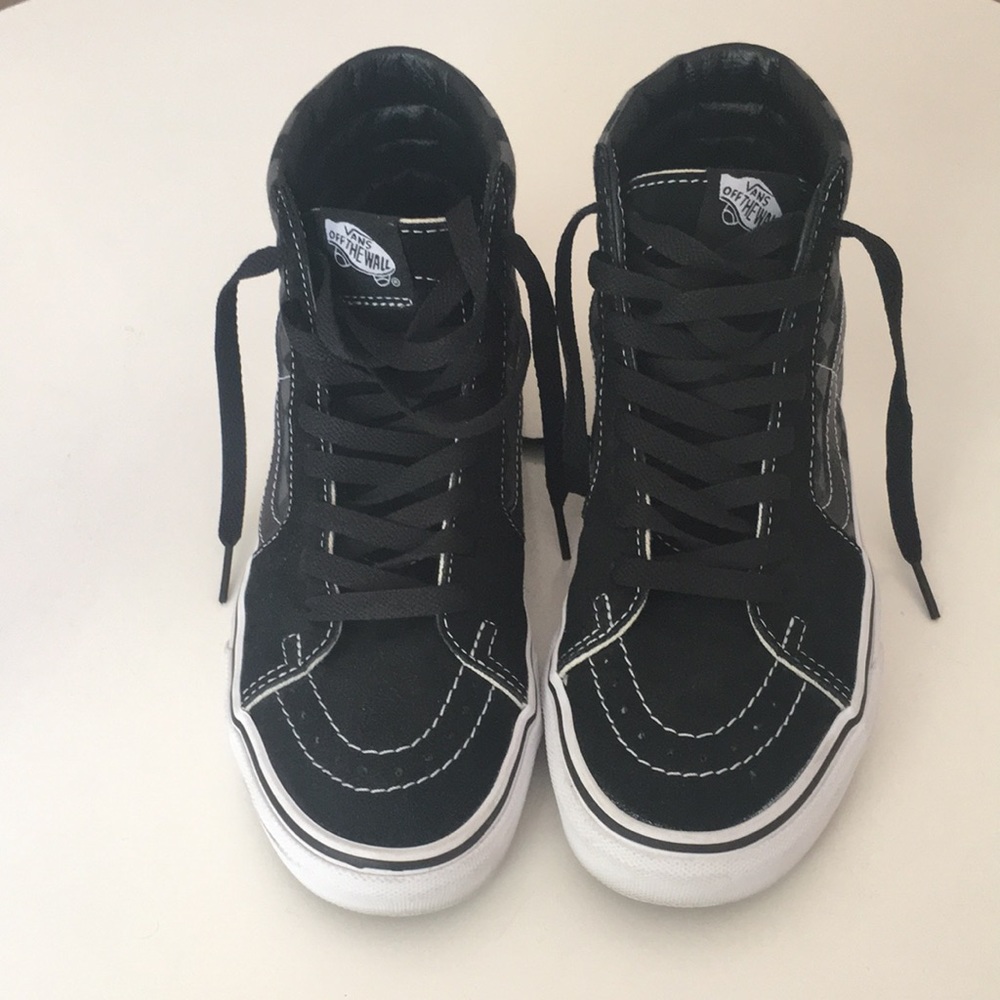 VANS SK8-Hi Checkerboard Lace up Sneakers